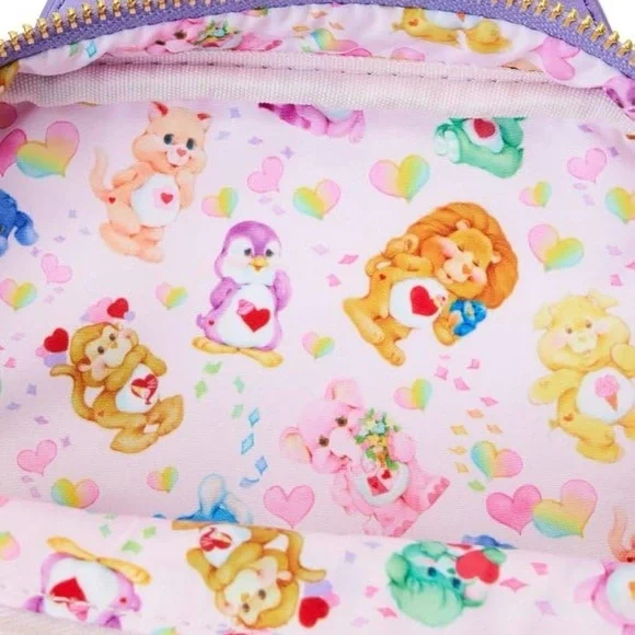 The Loungefly Care Bears and Cousin Cozy Heart Penguin Crossbuddies Bag - Picture 4 of 4